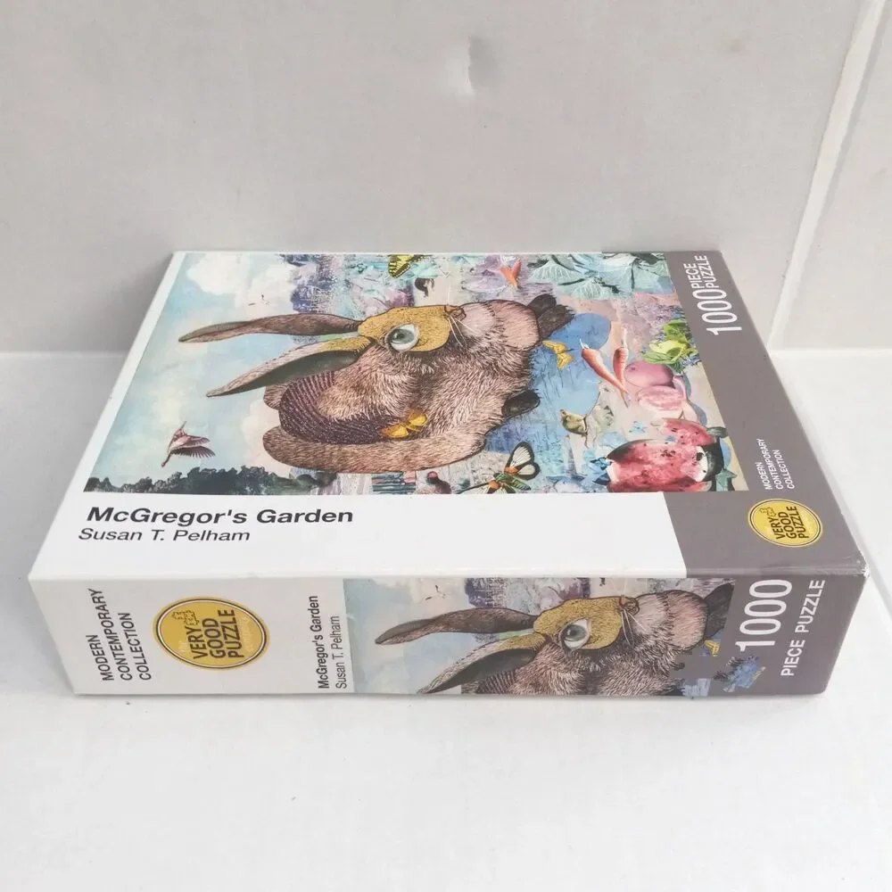 McGregors Garden-Susan T Pelham Puzzle-1000 Pc-Very Good Puzzle Co-2018-NEW